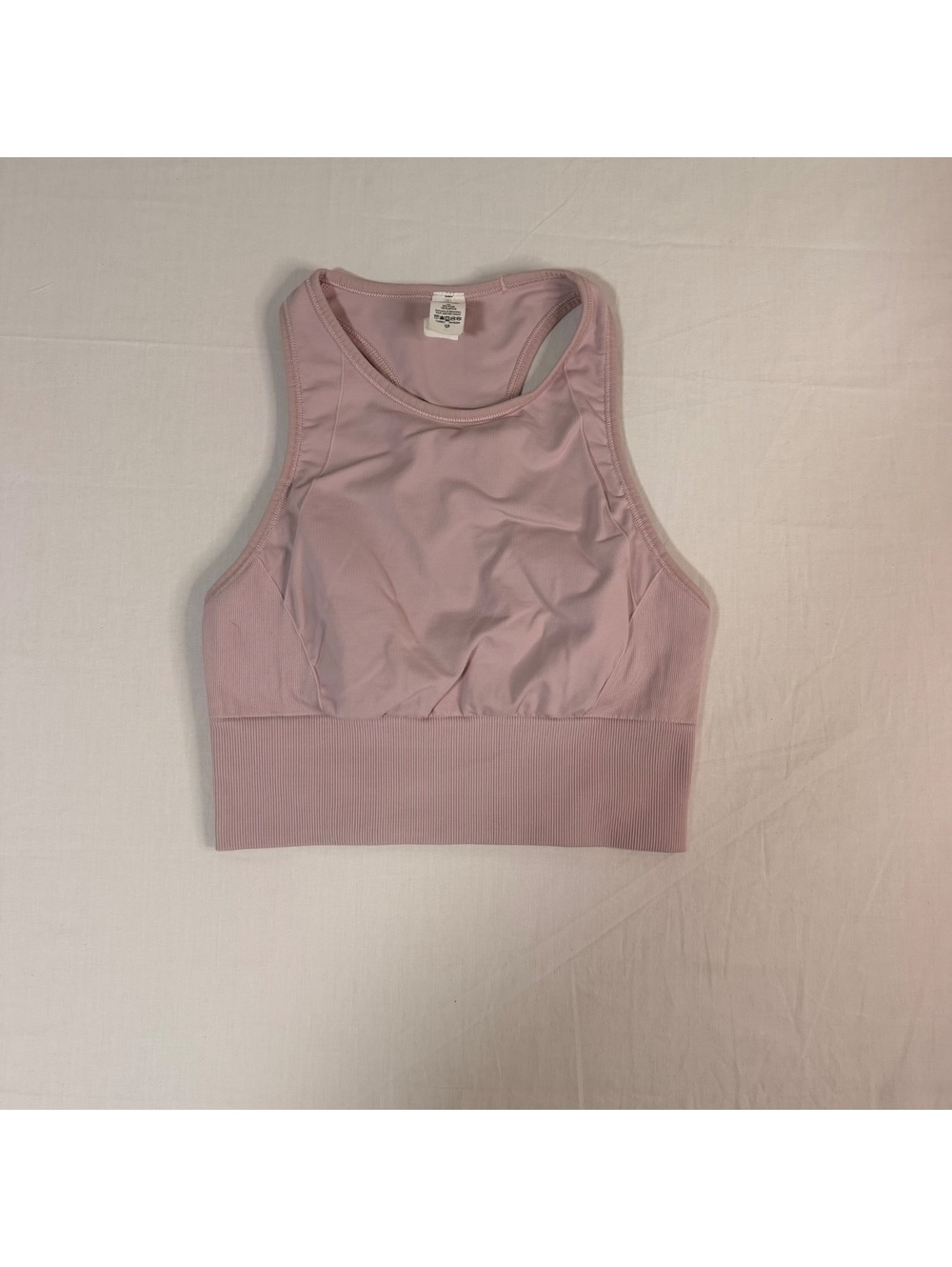 Lululemon Light Pink High Neck Sports Bra Size 4